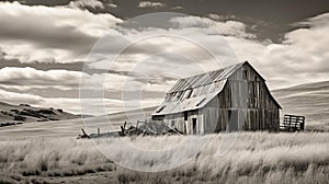 rustic black and white barn black