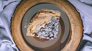 Rustic blueberry galette