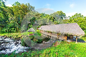 Rustic Bridge near Mindo, Ecuador