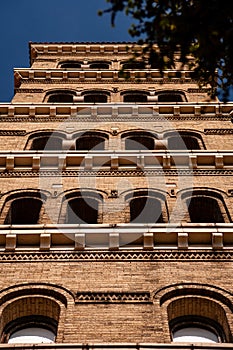 Rustic Brown Brick + Terra Cotta Cantiple - Abandoned St. Mark Church - Cincinnati, Ohio