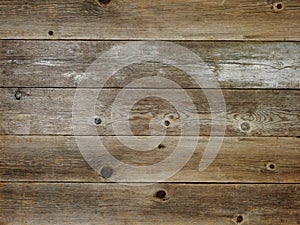 Rustic brown weathered barn wood board background