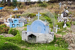 Rustic cemetery photo