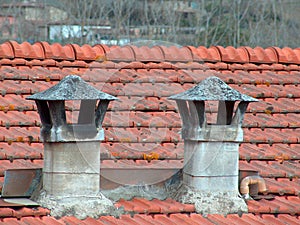 Rustic chimney