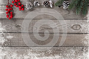 Rustic Christmas background