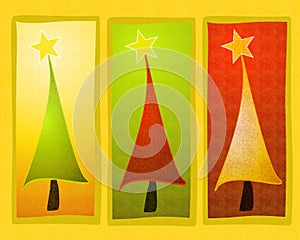 Rustic Christmas Tree Clip Art