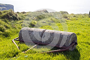 Rustic concrete roller