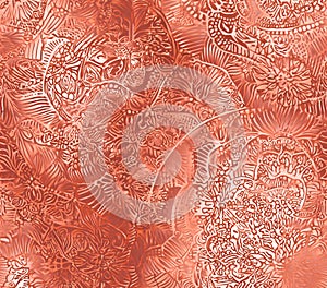 Rustic Coral Texture Seamless Pattern for Design Projects
