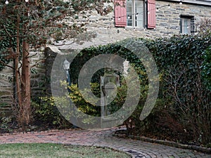 Rustic Courtyard and Garden Path