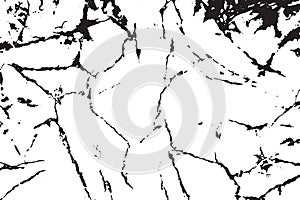 Rustic cracked vector texture with many cracks and scratches. Abstract background. Broken and damaged surface.