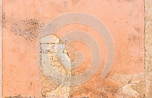 Rustic damaged plaster wall background texture