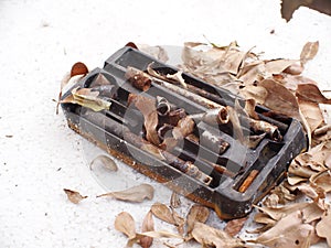 Rustic defect multiple pieces hexagonal key hardware iron toolbox set