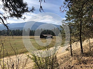 Rustic, dilapidated barn