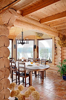 Rustic dining room