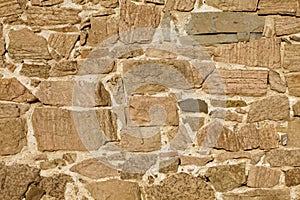 Rustic Flagstone Wall Background