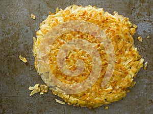 Rustic golden crispy swiss rosti