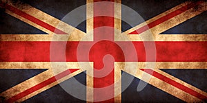 Rustic, Grunge British, United Kingdom Flag