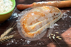 Homemade artisan bread III photo