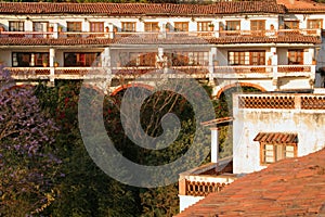 Rustic hotel in taxco city, in guerrero, mexico.