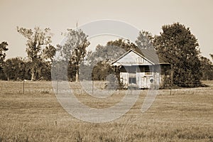 A rustic house