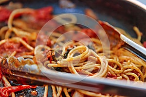 Rustic Italian Pasta - Spaghetti Dish 06