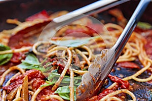 Rustic Italian Pasta - Spaghetti Dish 26