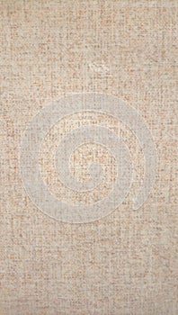 The rustic linen fabric