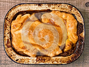 Rustic meat pie