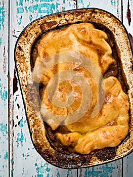 Rustic meat pie