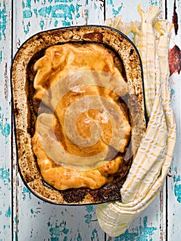 Rustic meat pie