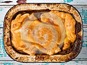 Rustic meat pie