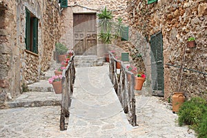 Rustic mediterranean village, Majorca, Spain