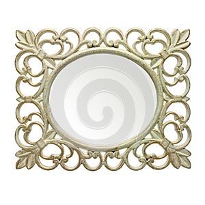 Rustic mirror frame