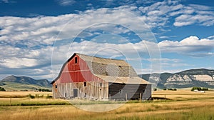 rustic montana barn