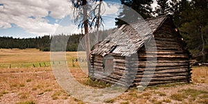 Rustic Mountain Log Cabin