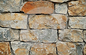 Rustic Natural Stone Wall Texture Background