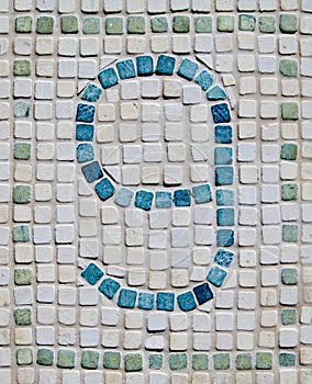Rustic Number Nine Mosaic