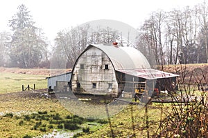 Rustic Old Barn in the Oregon Countryside