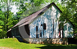 Rustic Old Barn in Rural Southwest Virginia, USA