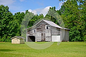 Rustic Old Barn Shed Garage and Pump House