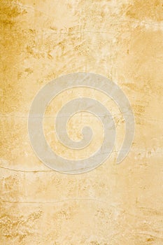 Rustic old European classical style gold stucco wall patina background texture photo