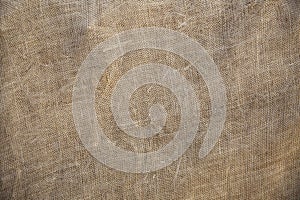 Rustic Old Fabric Burlap Texture Background