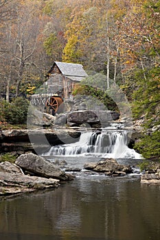 Rustic old Gristmill and stream