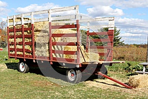 Rustic Old Hay Wagon photo