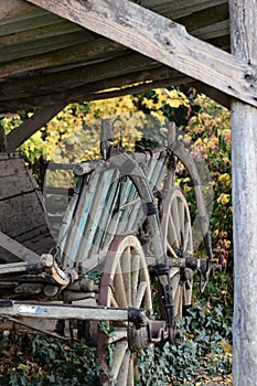 Rustic Old Horse Drawn Wagon