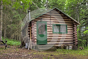 Rustic Old Log Cabin