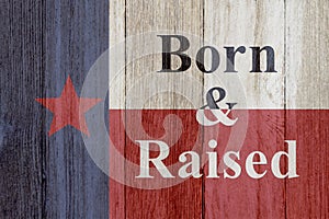 A rustic old Texas message