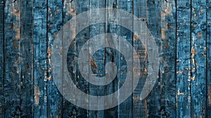 Rustic Old Weathered Blue Wood Plank Background Texture extreme closeup