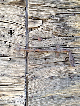 Rustic old wooden Door
