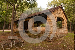 Rustic Park Shelter