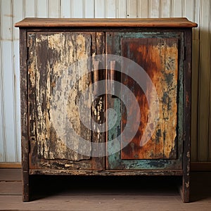 Rustic Rayon Cabinet With Antique Charm